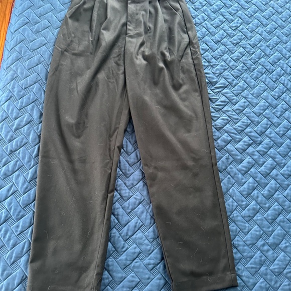Malverde High Waist Tapered Trousers - Black - Picture 5 of 6